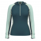 BLUZA DAMSKA SMARTWOOL CLASSIC THERMAL MERINO BASELAYER 1/2 ZIP HOODIE BOXED