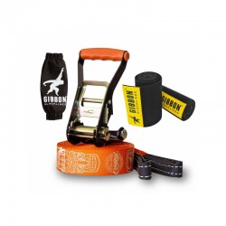 GIBBON ZESTAW SLACLINE TRAVELLINE TREEWEAR SET